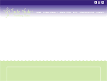 Tablet Screenshot of jadevioletweddingfloral.com